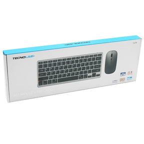 KIT Teclado y Mouse Inalámbrico Conexión Bluetooth + USB 2G