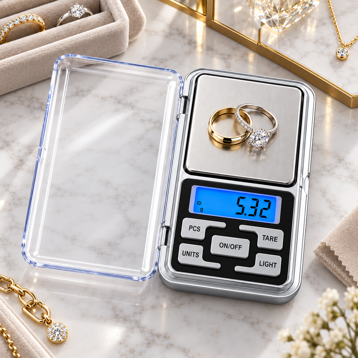 Pesa Gramera De Alta Precisión 200 Gramos WS32S Pro