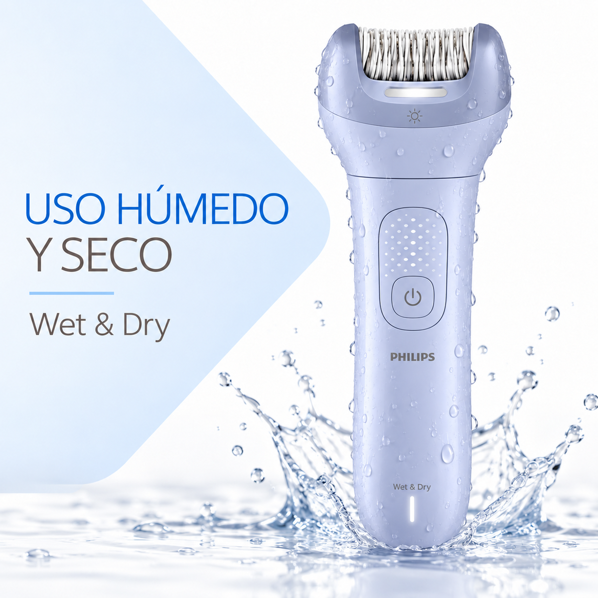 Depiladora Philips BRE-7000 Recargable Uso Húmedo o Seco
