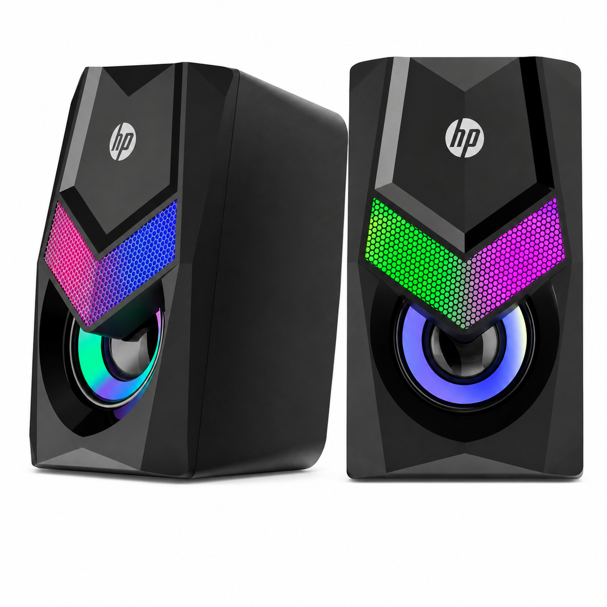 Parlante USB HP Multimedia con Iluminación RGB DHE-6000