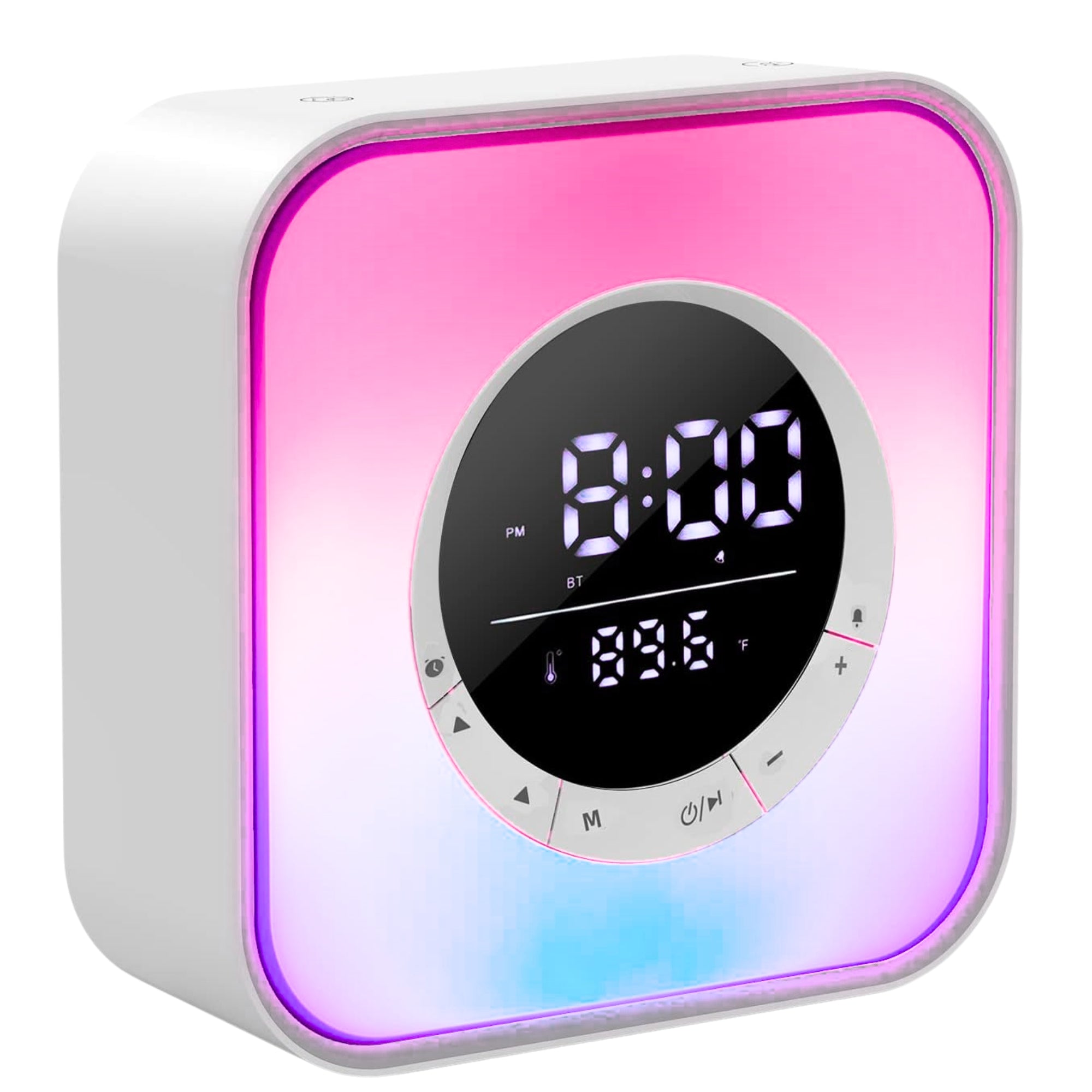 Parlante Bluetooth RGB Despertador Reloj Temperatura SPG-134