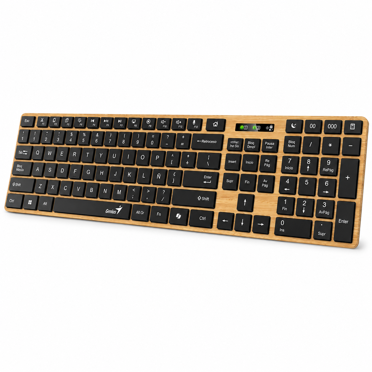 Teclado Dual Wireless Bluetooth + USB 2G Slimstar Copilot AI