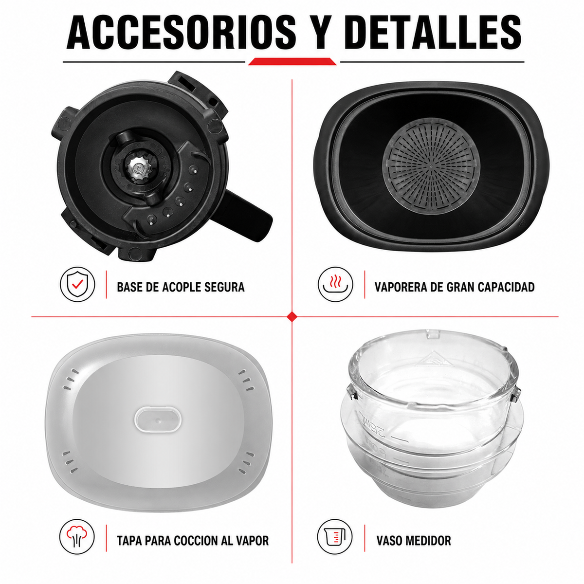 Robot de Cocina Touchscreen TELEFUNKEN CHEF WIFI 1300W 3.5L