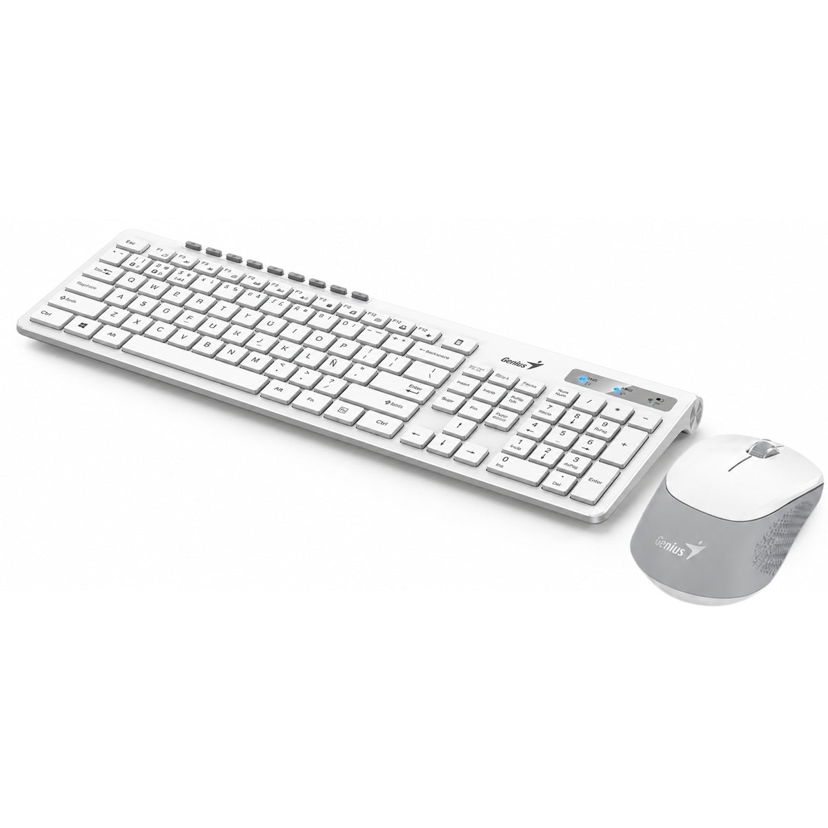 Teclado y Mouse Dual Wireless Bluetooth  + USB 2G Copilot AI