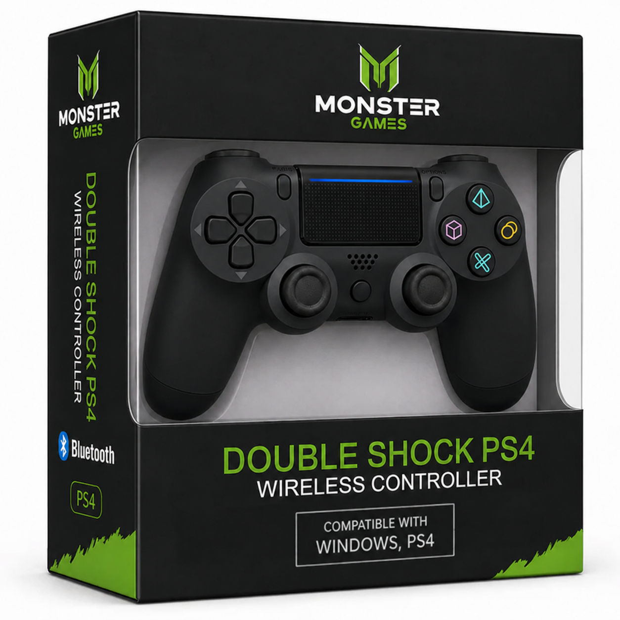 Gamepad Inalambrico Tecnolab Multiplataforma Bluetooth Black
