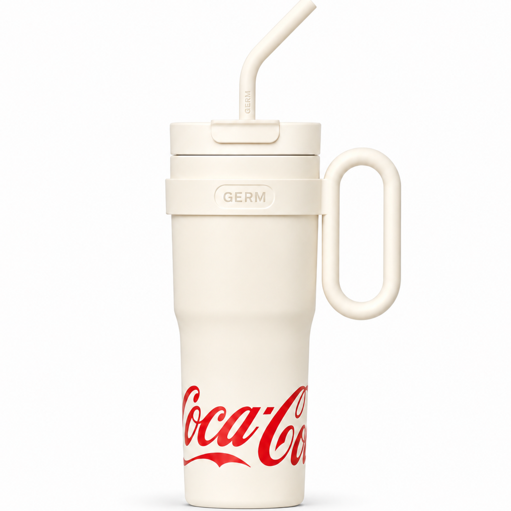 Vaso Térmico GERM Coca-Cola 1100ML White Acero Inoxidable