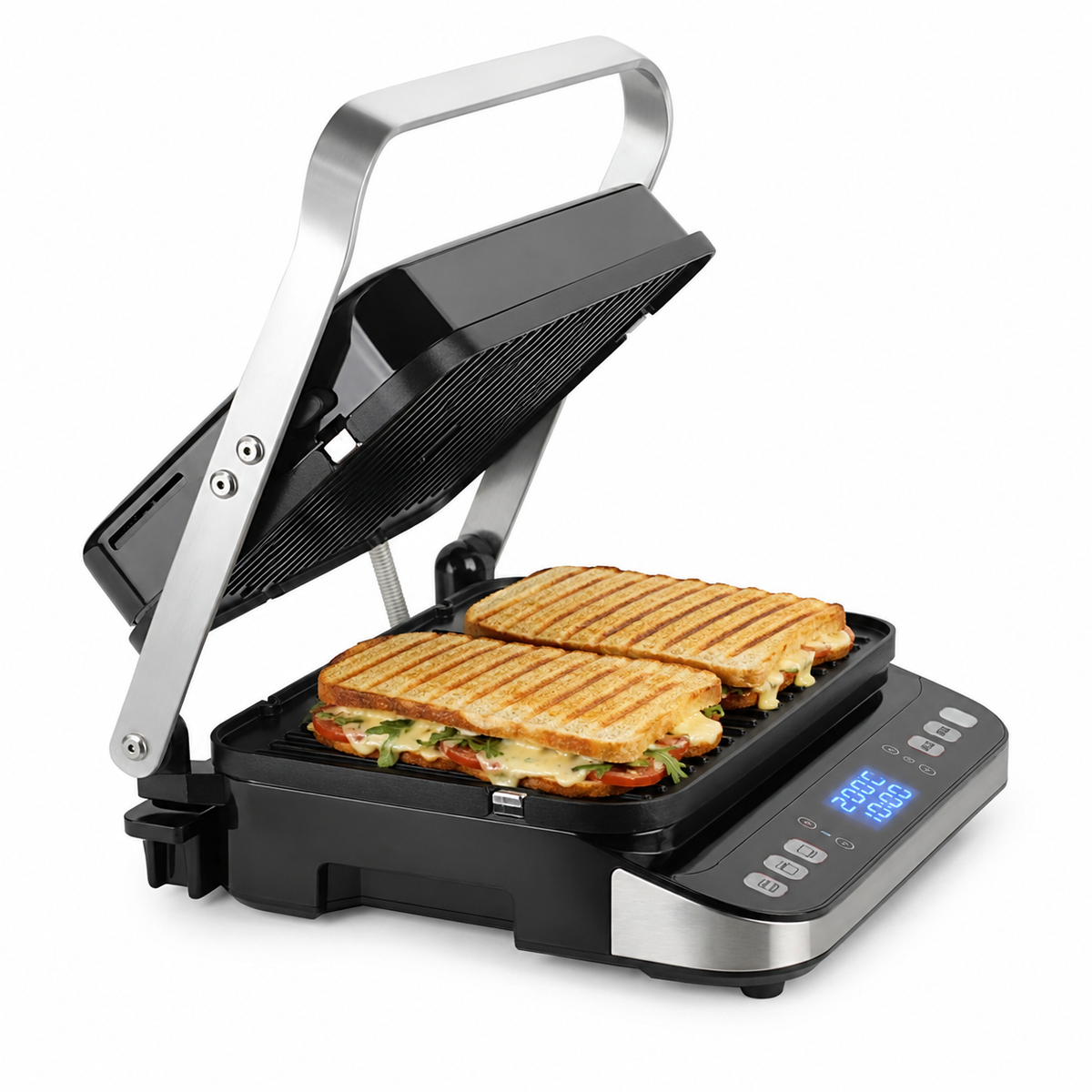 Panini Grill Profesional Marmicoc 4610 INOX Display Digital