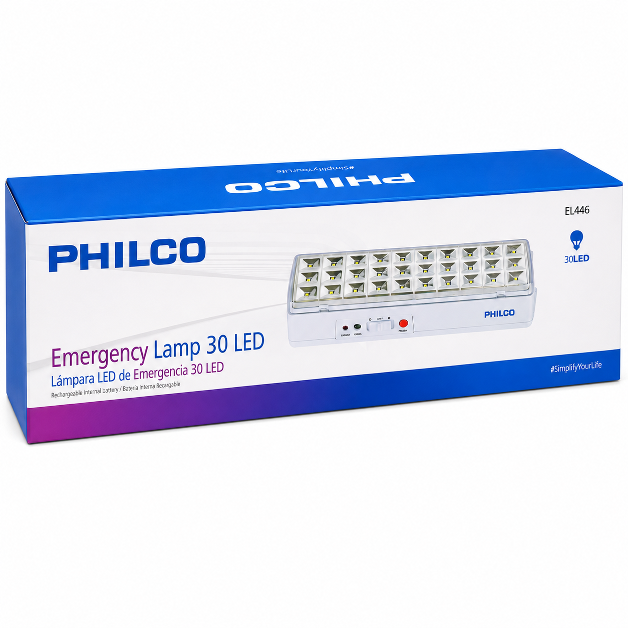 Lampara LED de Emergencia Recargable Multipropósito SEC L446
