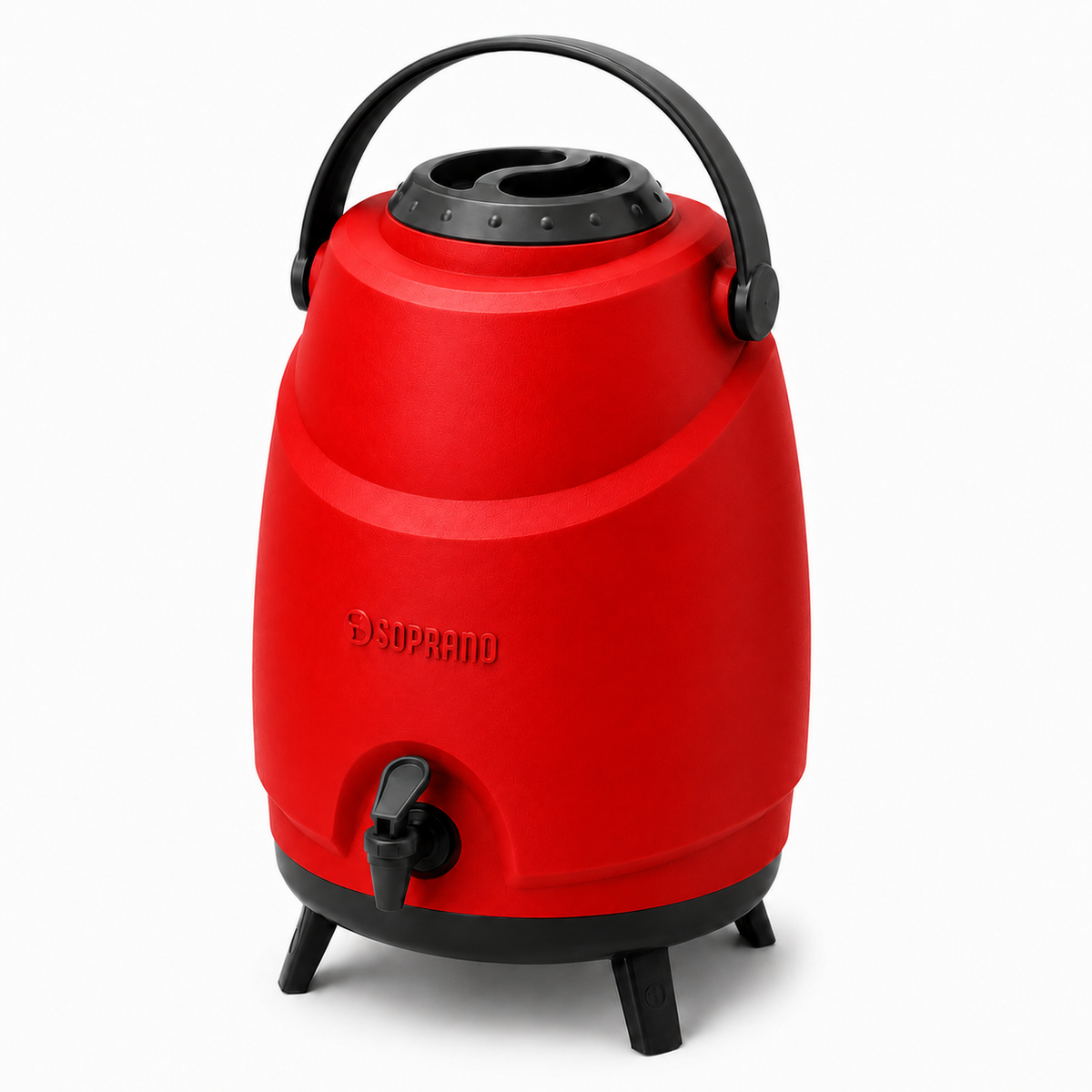 Maxi Termo 12 Litros Soprano Rojo para Agua Fria y Caliente