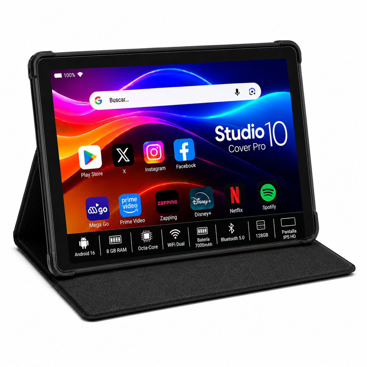 Tablet 10" Android 16 Octa-Core / 8GB RAM/  128GB