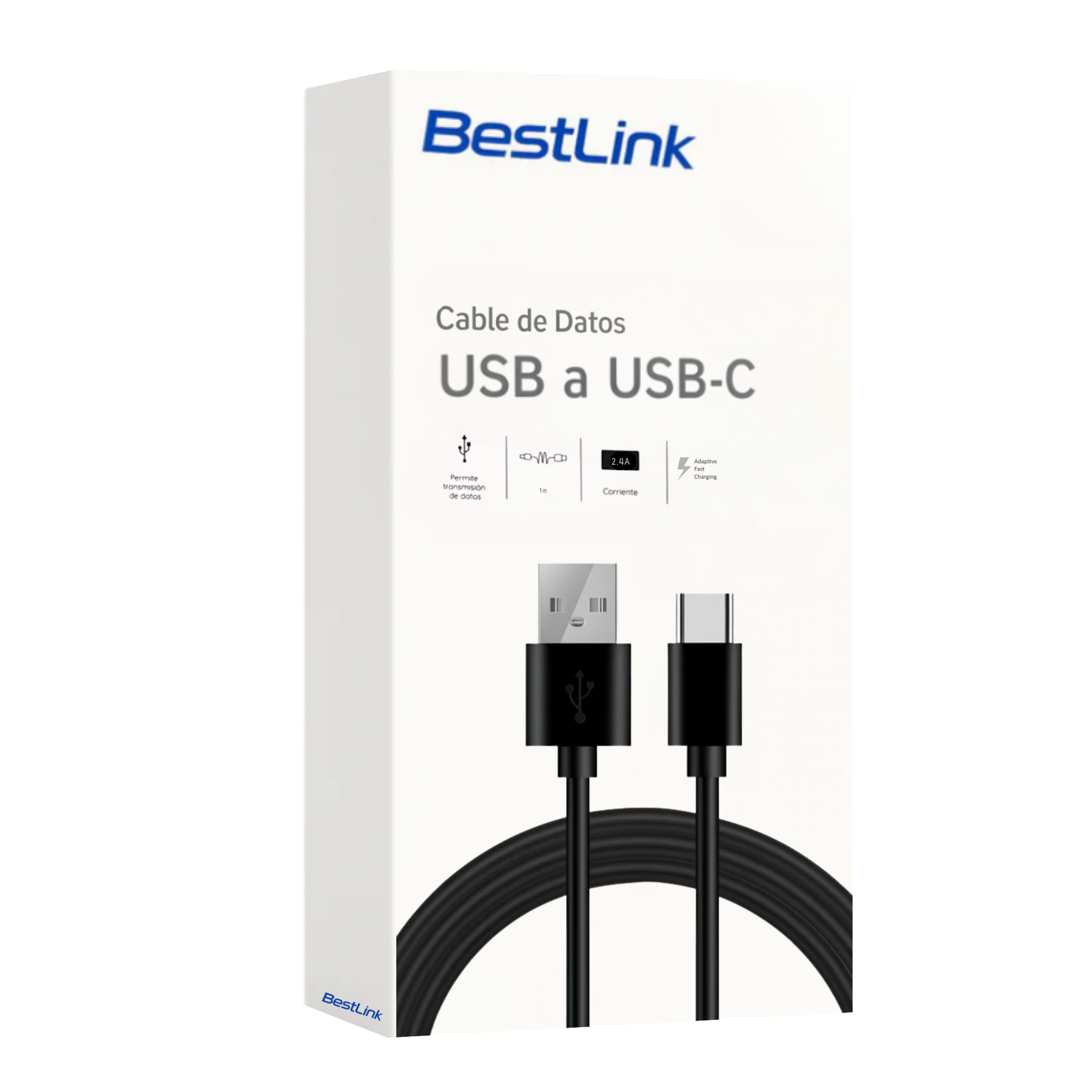 Cable de Datos USB a USB-C 1MT para Android Auto y  CarPlay