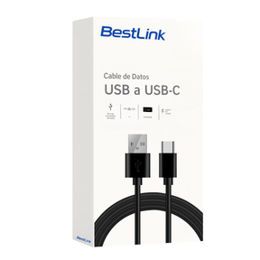 Cable de Datos USB a USB-C 1MT para Android Auto y  CarPlay