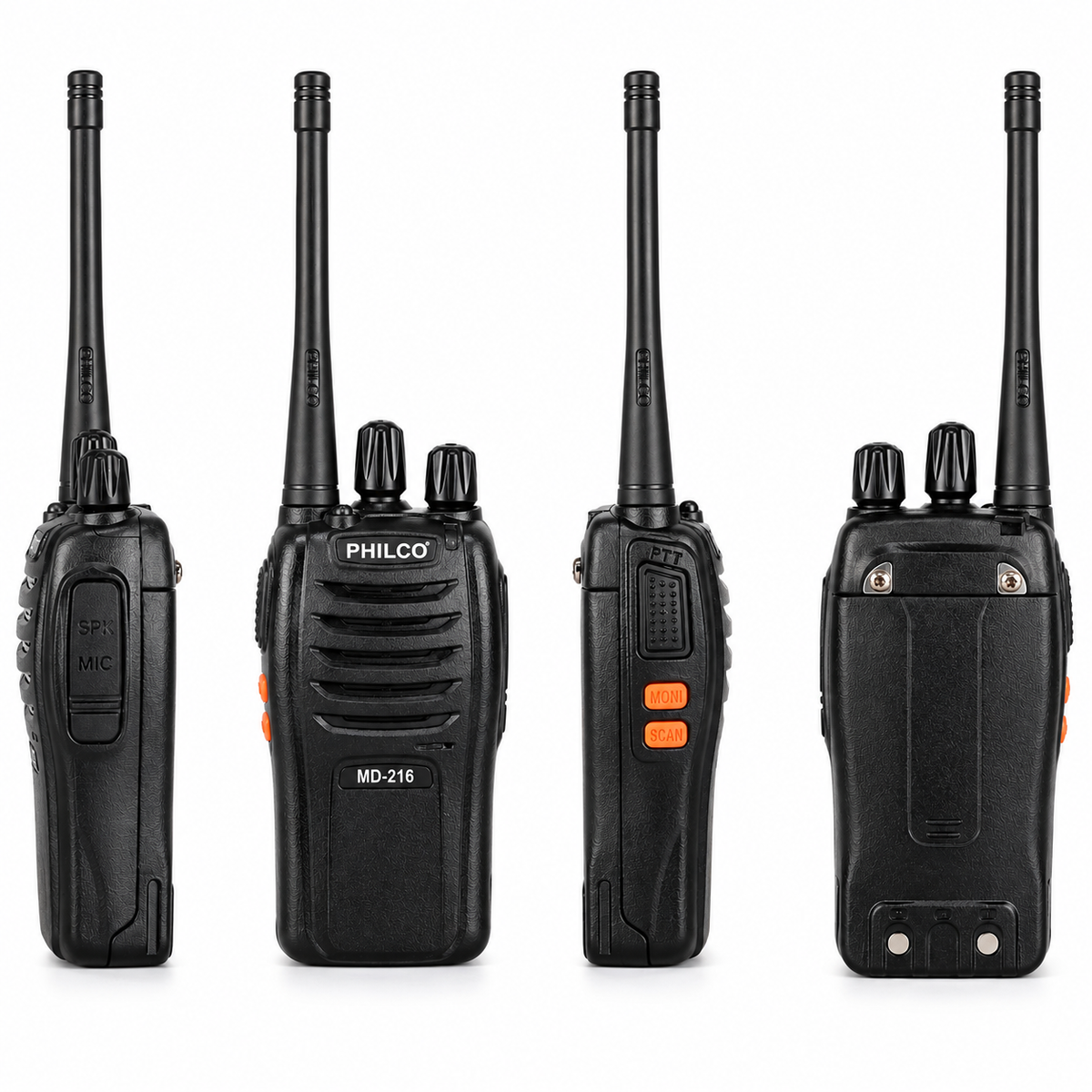 KIT de 2 Radio Transmisores Philco Walkie Talkie 16KM MD-216