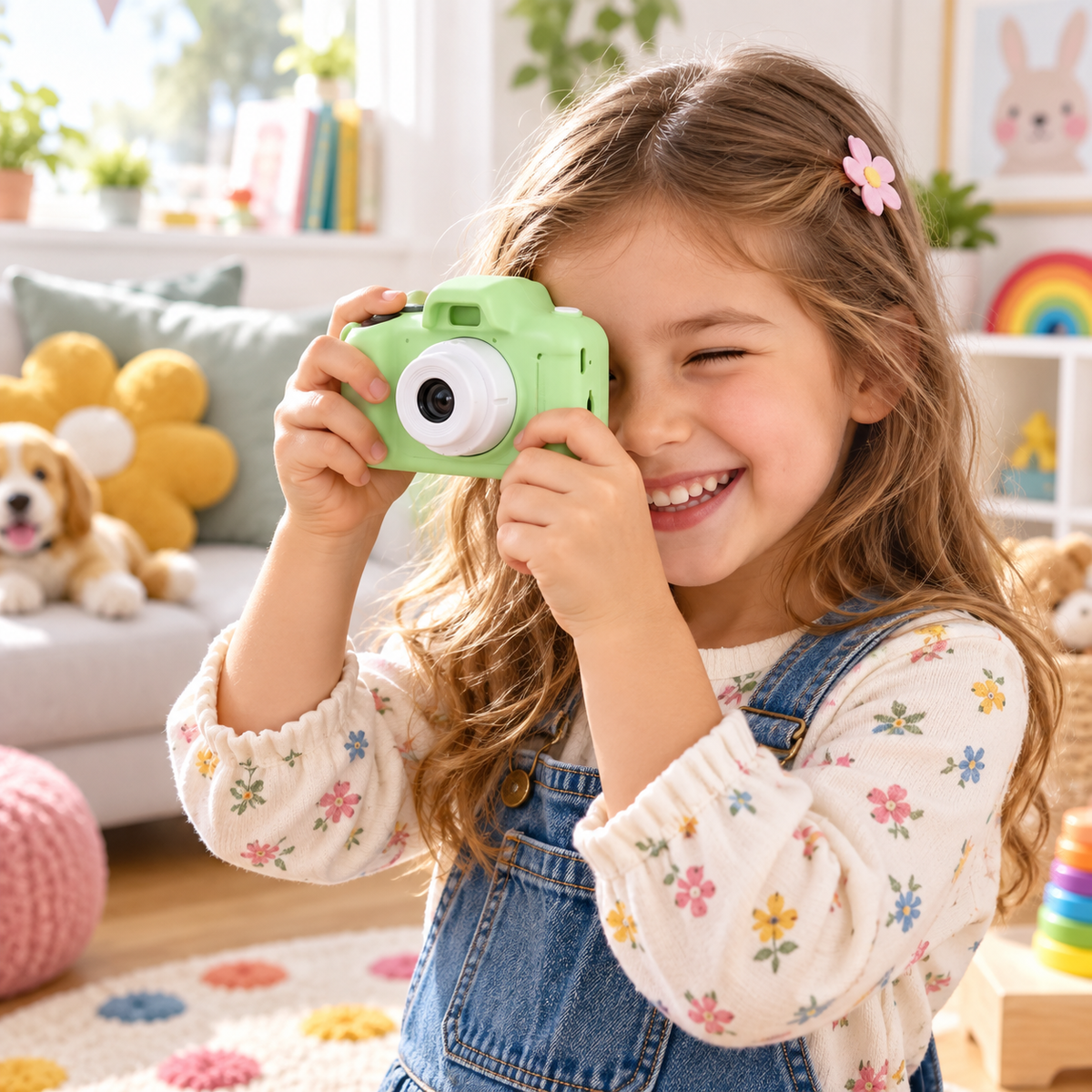 Cámara Digital Kinder Pics Kids  3MP/ FHD/ LCD 2" Recargable