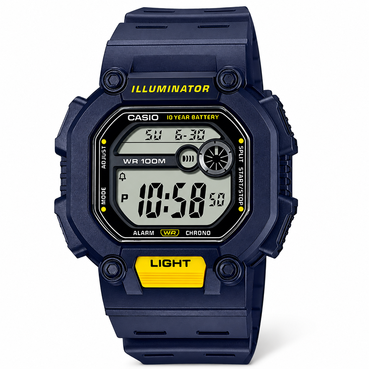 Reloj Casio de Hombre W-737H-2Avdf Classic Line Digital Azul