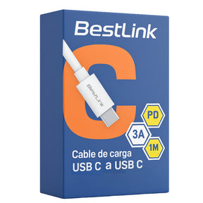 Cable USB-C a USB-C Compatible con CarPlay- Android Auto PD3