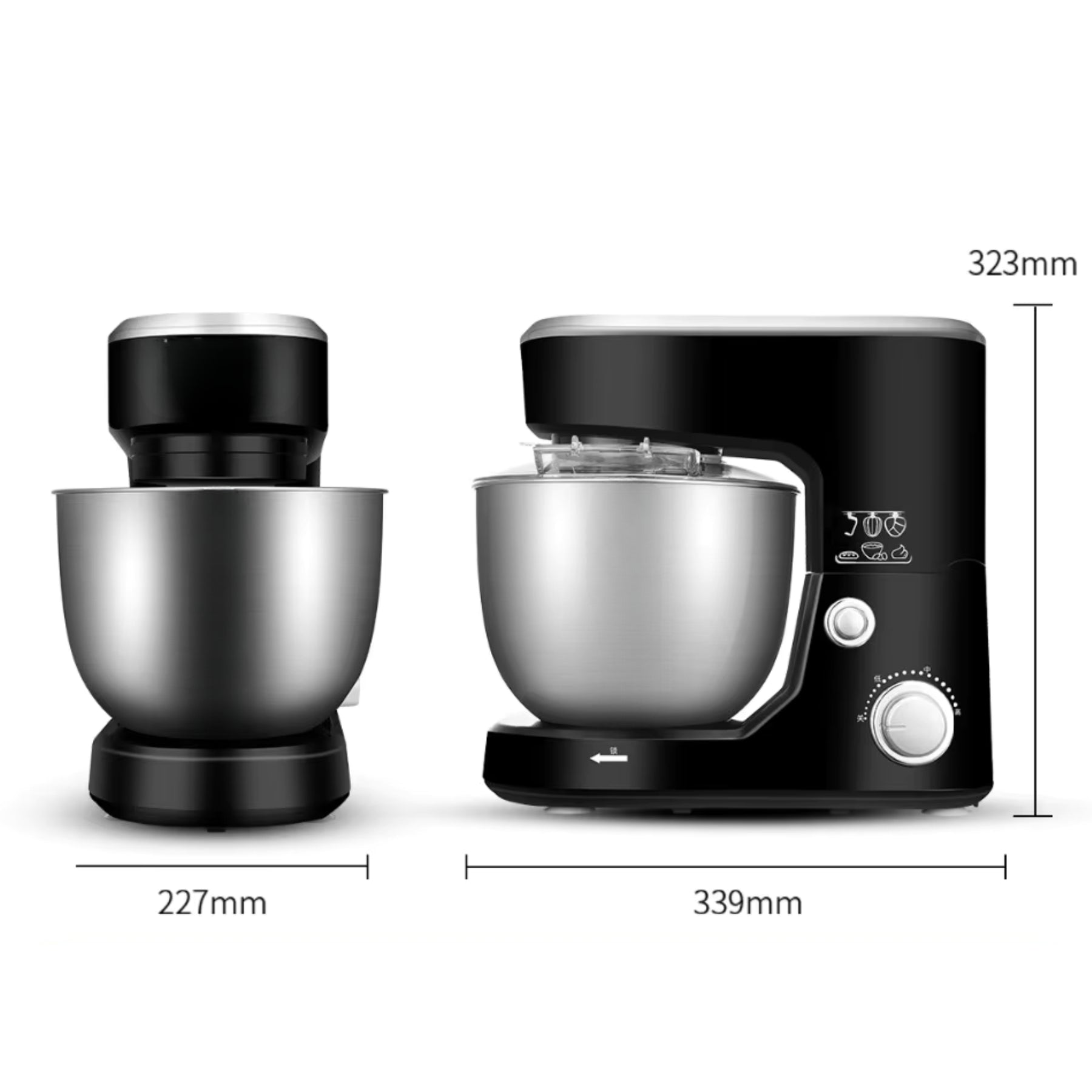 Batidora Irt Pedestal Retro BP700VS 700W Silver