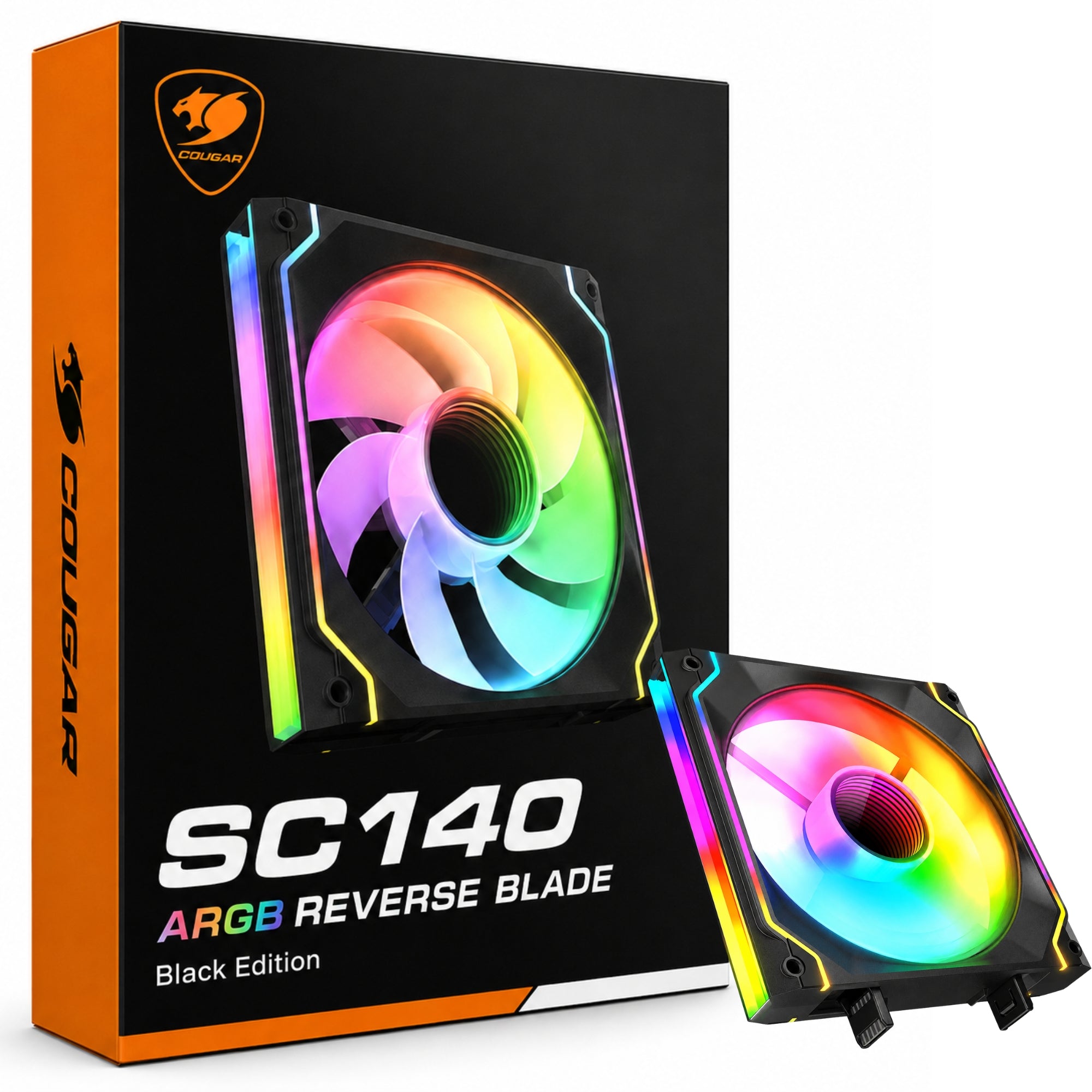 Ventilador Gamer Cougar  Full ARGB  Ultra Compacto 140mm