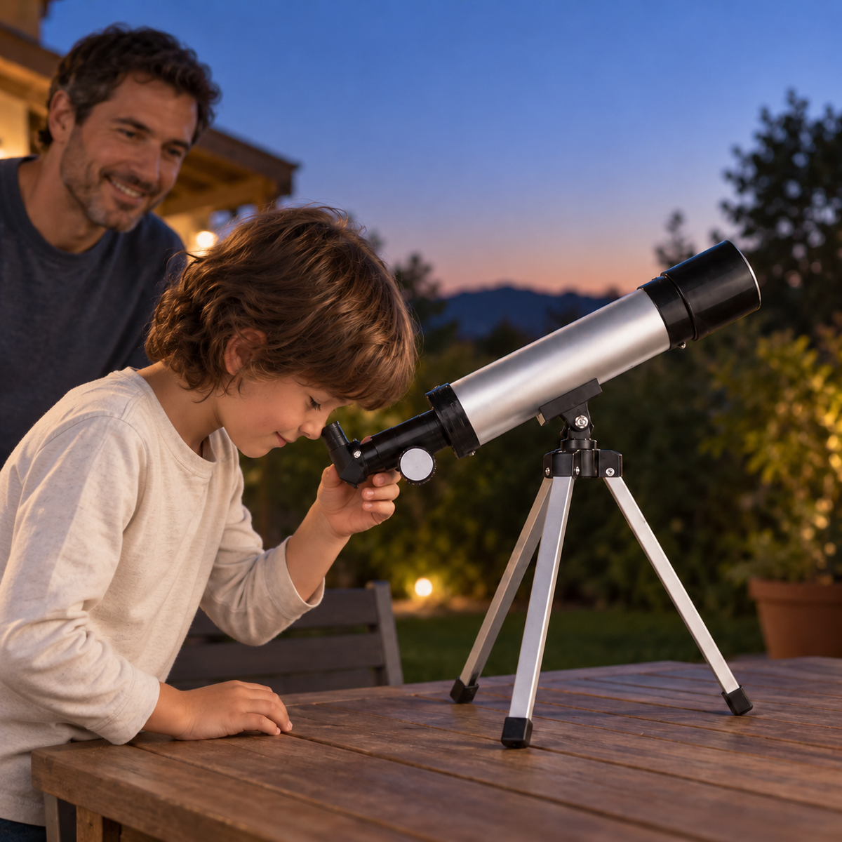 Telescopio Astronómico Monocular 90X HD de Aluminio TL-070