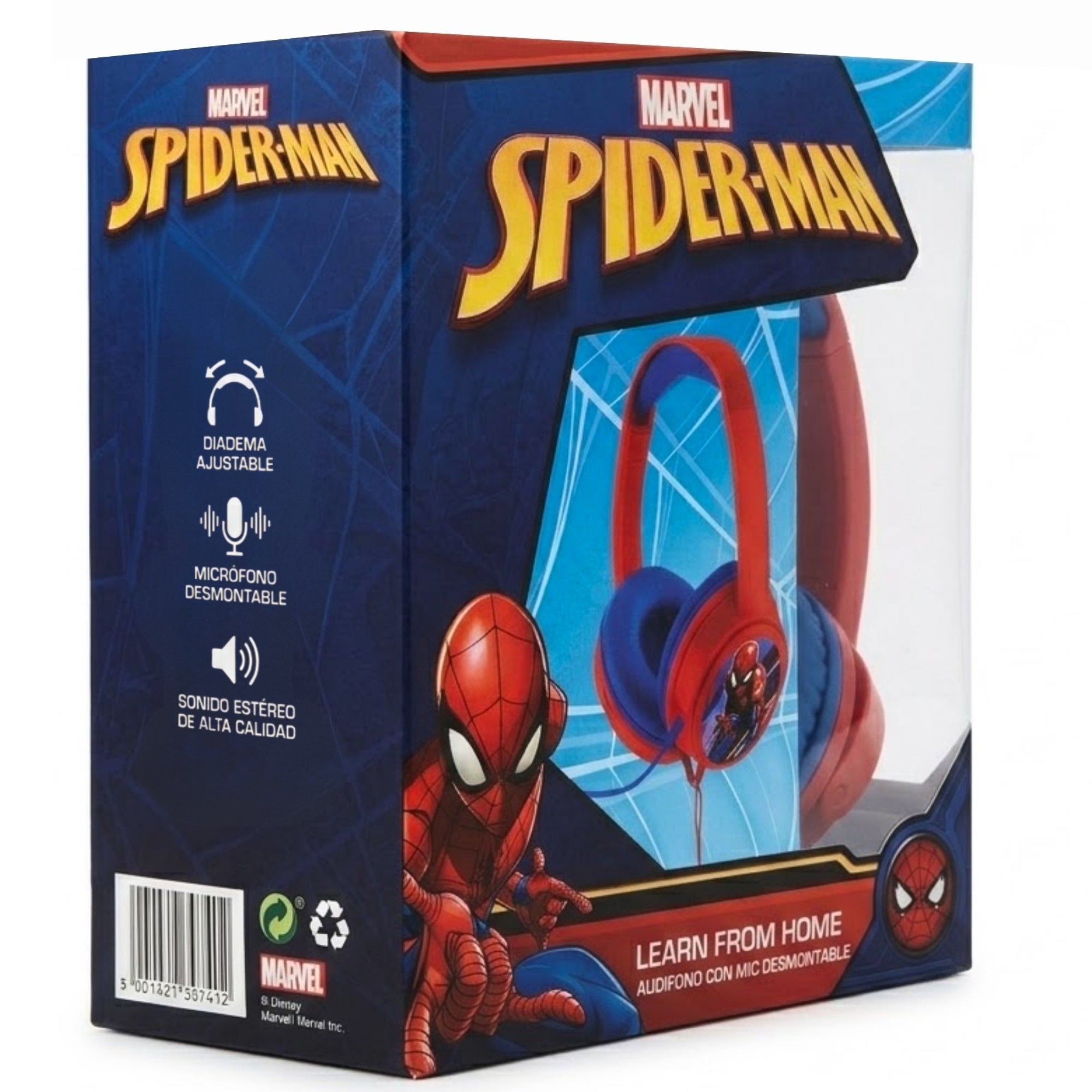 Audífonos Spider-Man Kids 3.5MM Manos Libres LFH13044-NOC