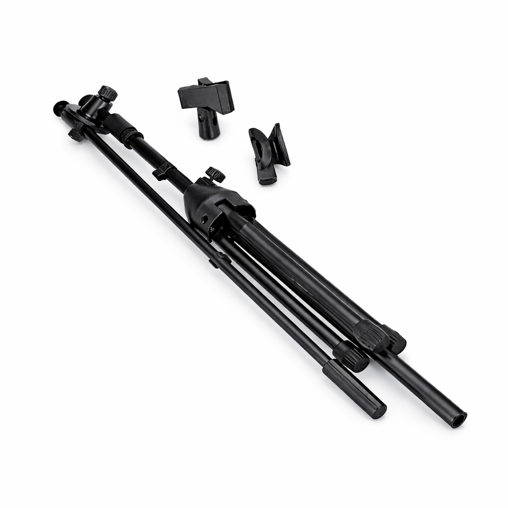 Atril De Microfono Profesional Telescópico / Ajustable MS200