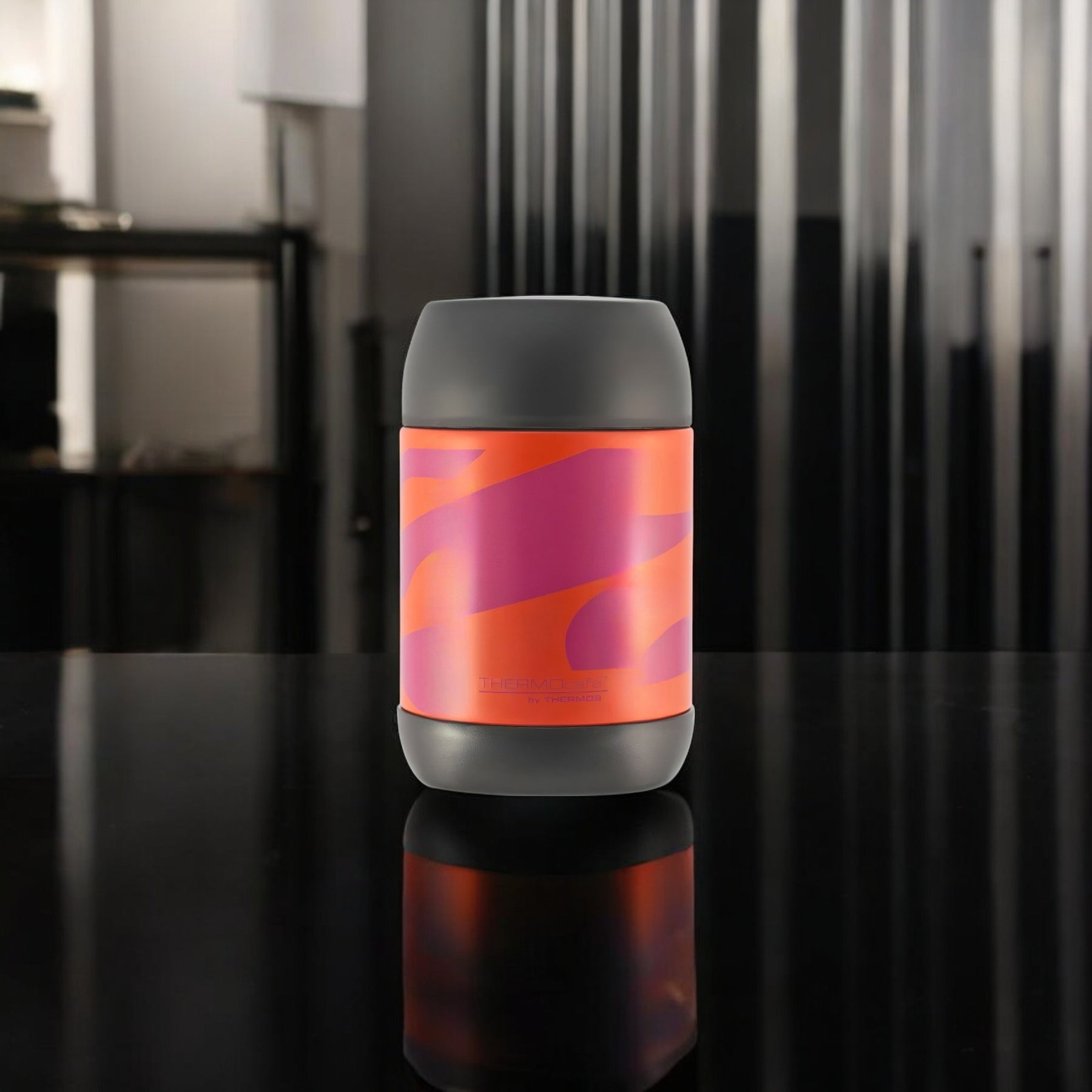 Termo Comida 500ml Naranjo Inoxidable  - Thermos