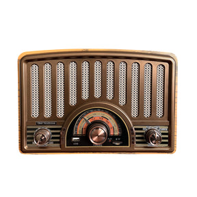 Parlante Portátil BT Retro Sixtinna Años 1930 AM/ FM/ SW