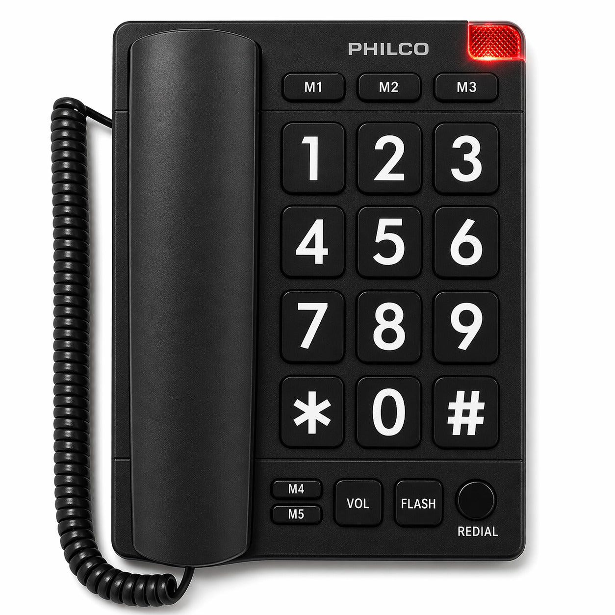 Telefono de Red Fija Adulto Mayor con Números Grandes 170BK