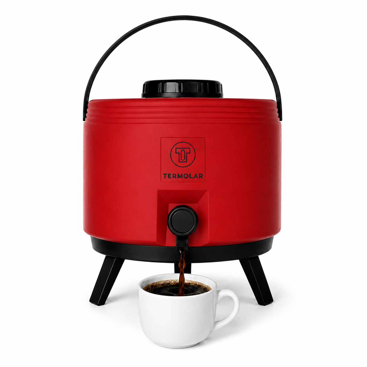 Maxi Termo 6 Litros Termolar Rojo para Agua Caliente y Fria
