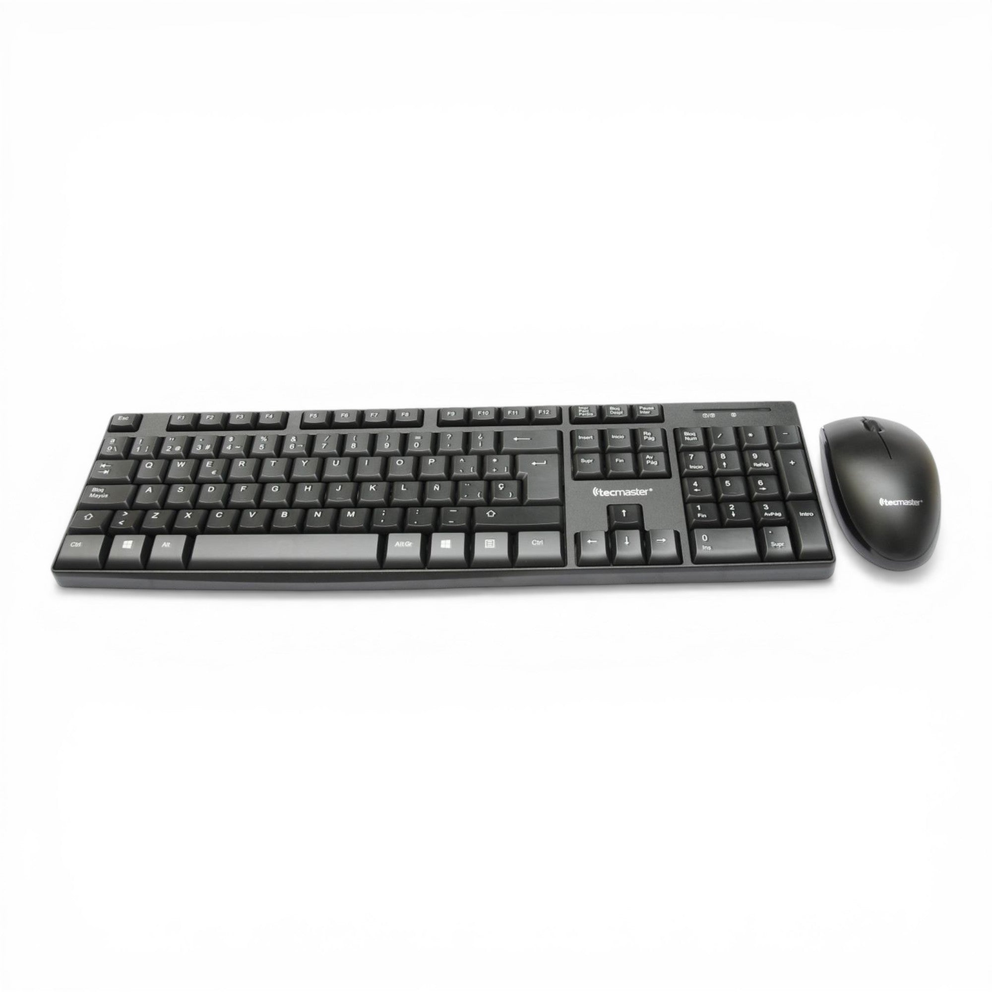 Kit Teclado y Mouse Inalambrico Tecmaster Multimedia 100512