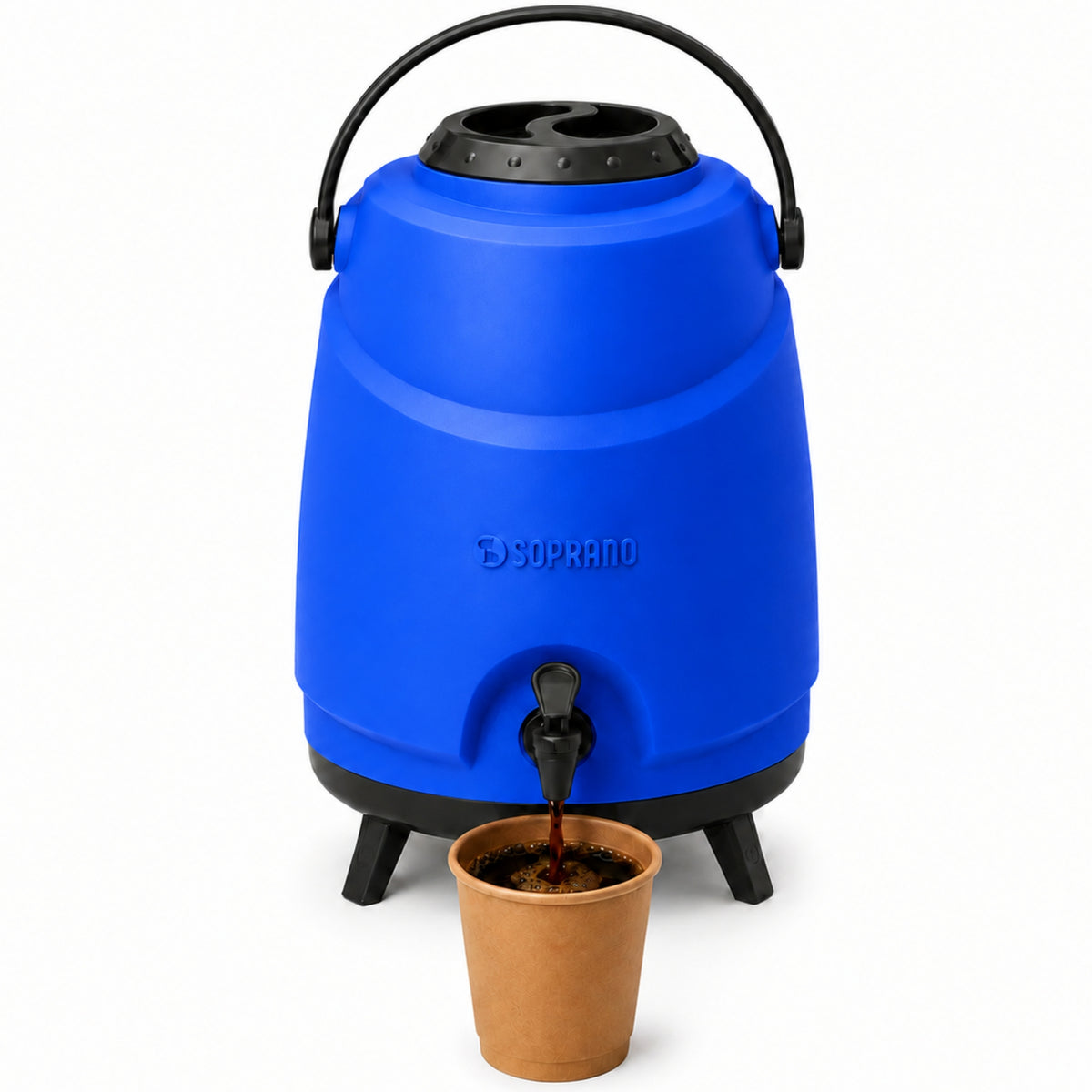 Maxi Termo 12 Litros Soprano Azul para Agua Fria y Caliente