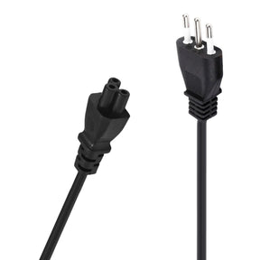 Cable de Poder Tipo Trébol 1.8 MT Reforzado 220V / 3 PIN