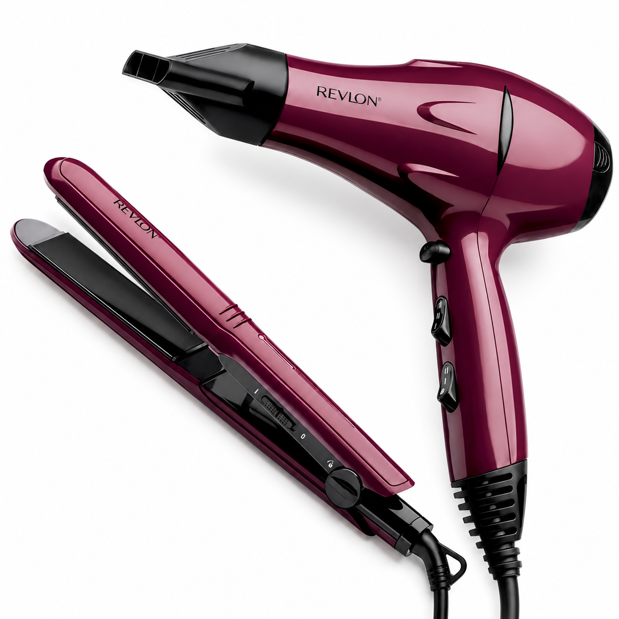 Kit Secador + Alisador de Pelo Revlon Premium Pack Ceramic