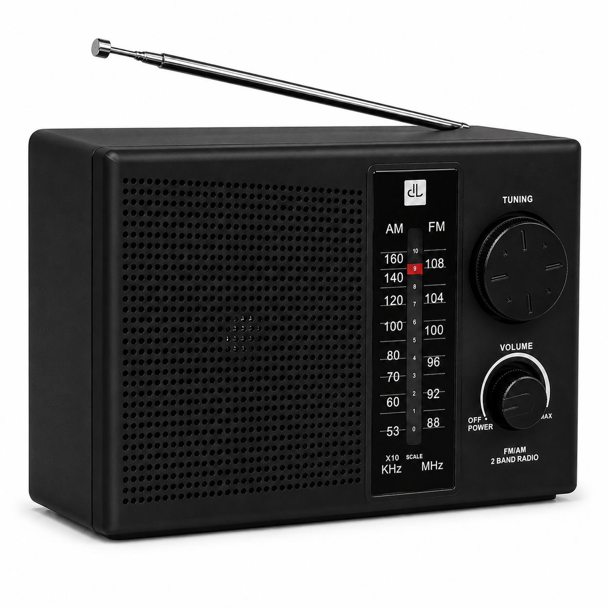Radio Portatíl Recargable y a Pilas Multibandas AM/FM / SW