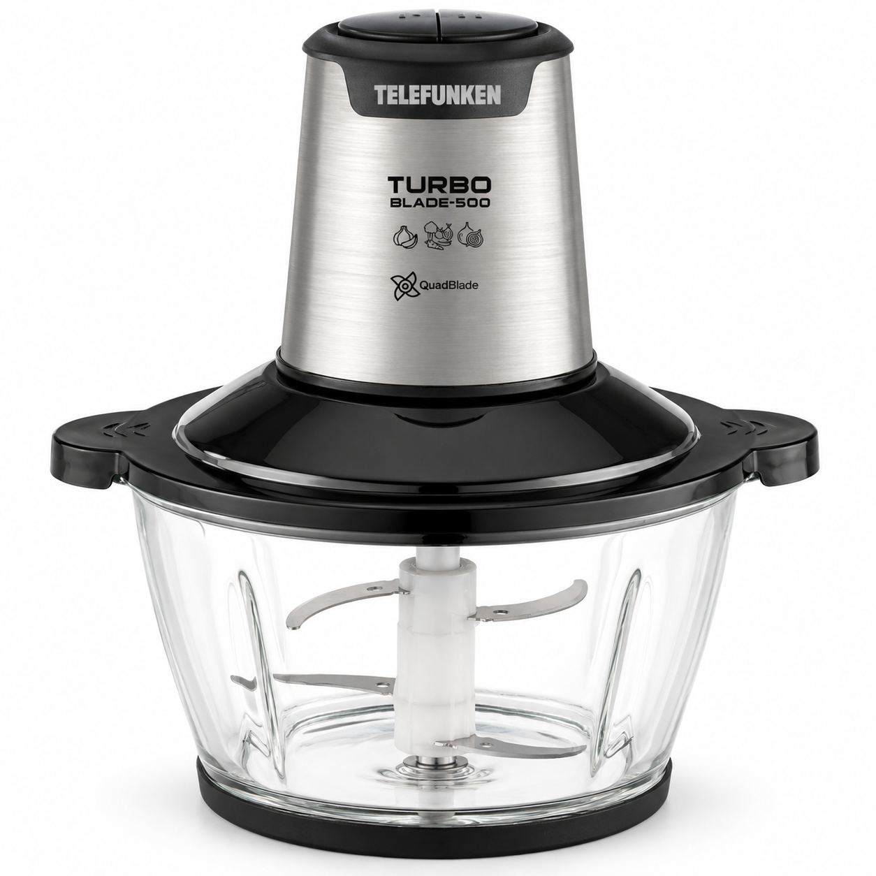 Picadora de Alimentos Turbo Blade 600W Bowl Vidrio 1.5 LT