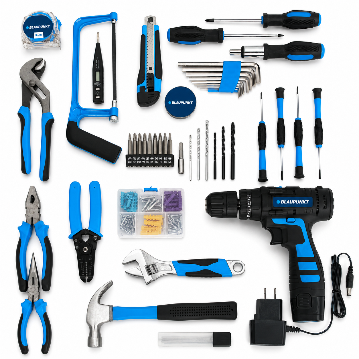 Kit de Herramientas Multiusos +Desatornillador Eléctrico 12V