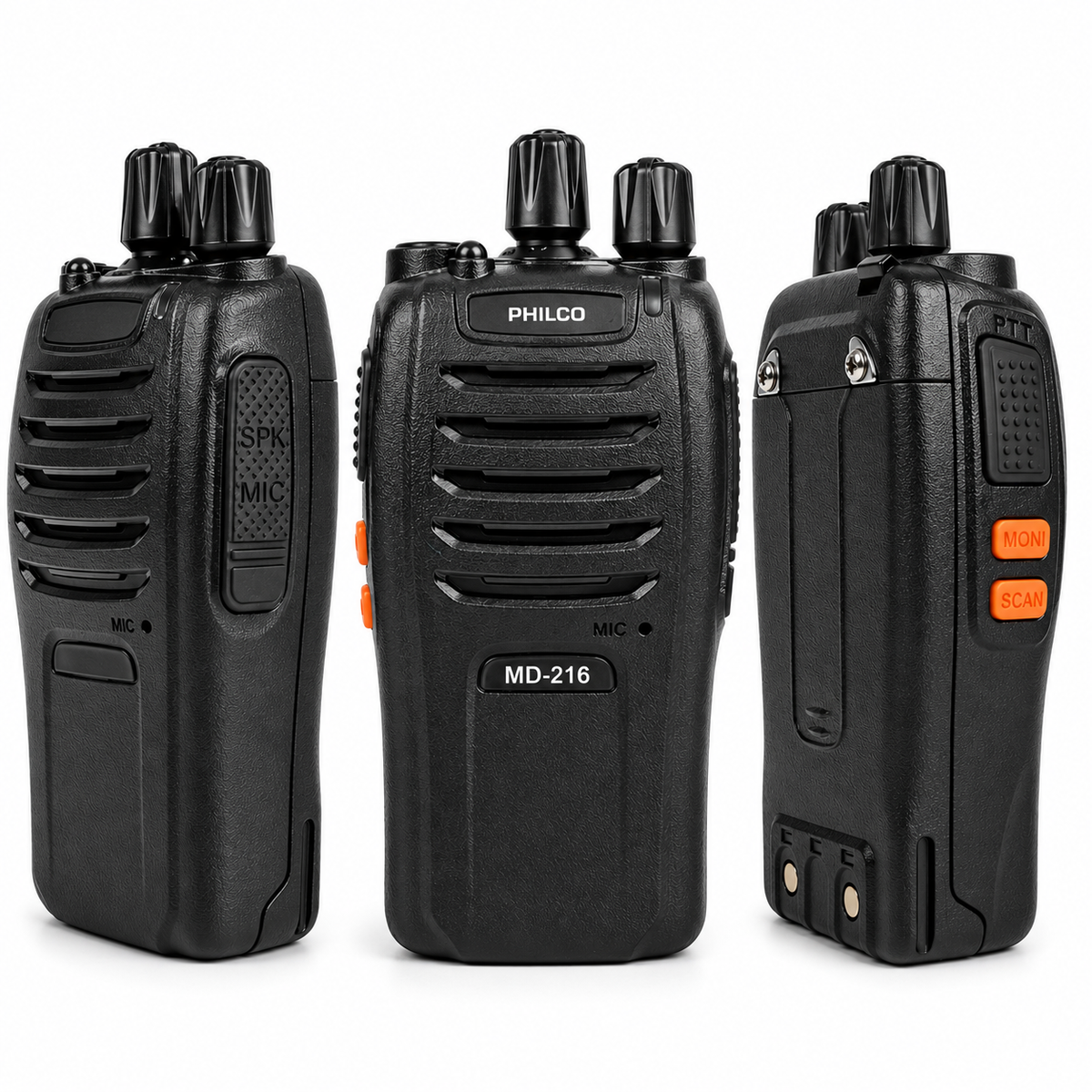 KIT de 2 Radio Transmisores Philco Walkie Talkie 16KM MD-216