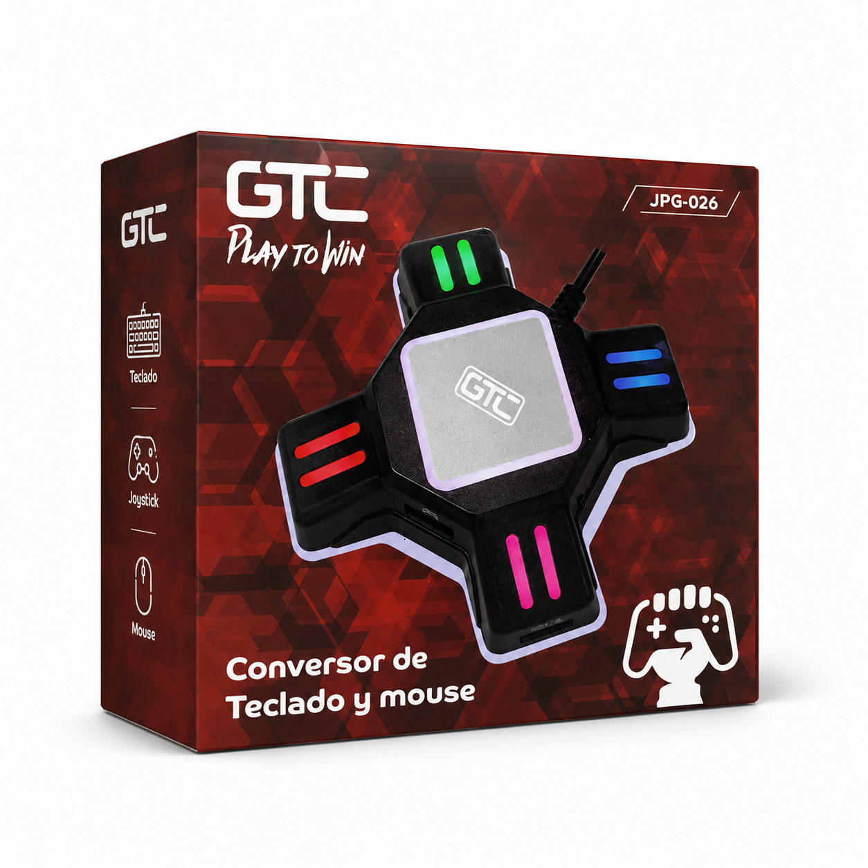 Hub Adaptador de Consolas para Teclado-Mouse Multiplataforma