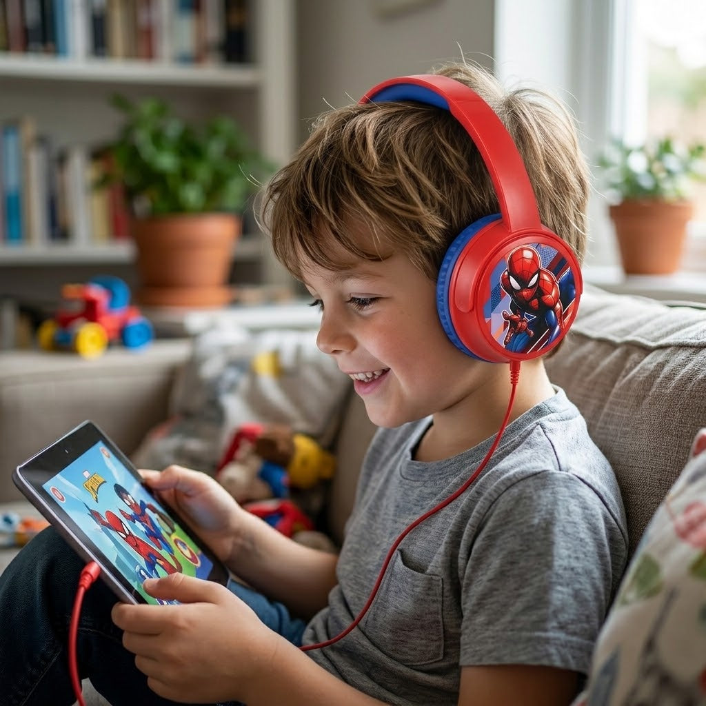 Audífonos Spider-Man Kids 3.5MM Manos Libres LFH13044-NOC