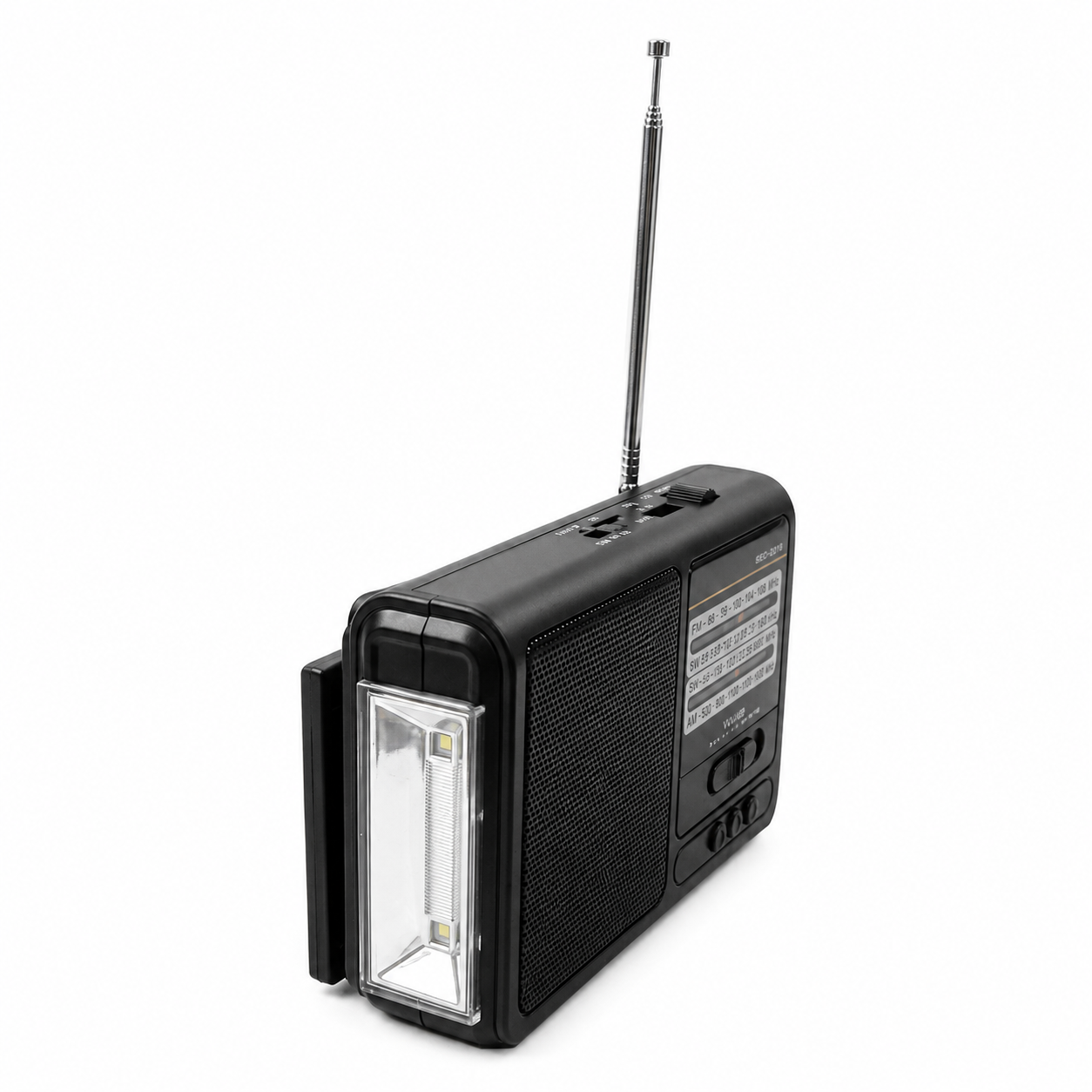 Radio Solar Recargable Multibanda AM/FM/ SW/MP3/SD/ Linterna