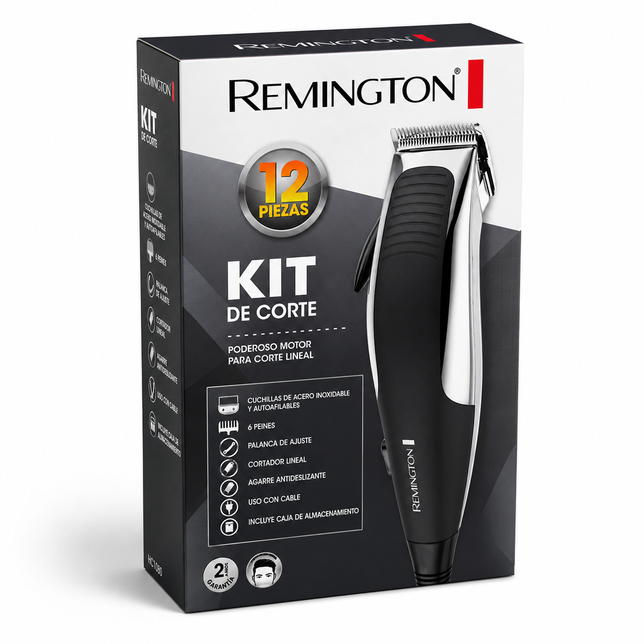 Cortadora De Cabello Remington HC1080 KIT (12 Piezas)