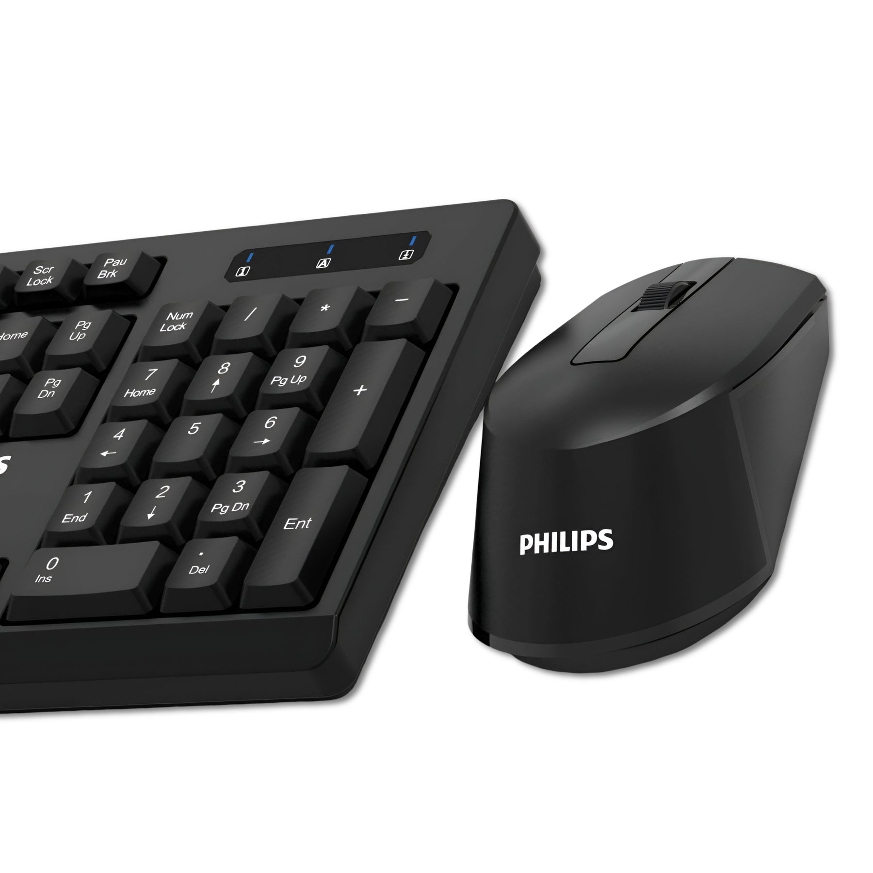 Mouse y Teclado Inalámbrico Philips Quiet Edition USB 2.4Ghz
