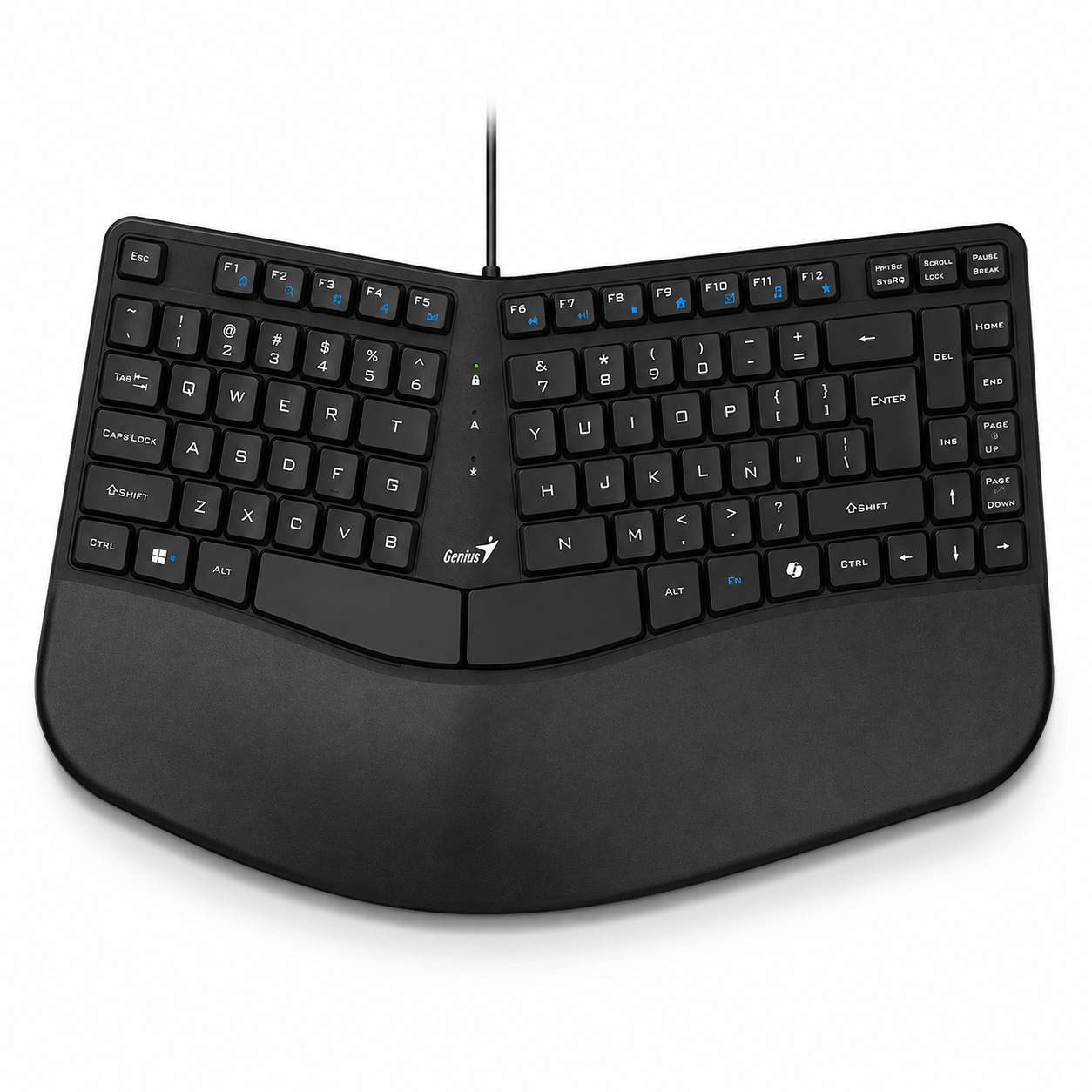 Teclado Ergonómico con apoya Muñecas Enterprise Copilot AI