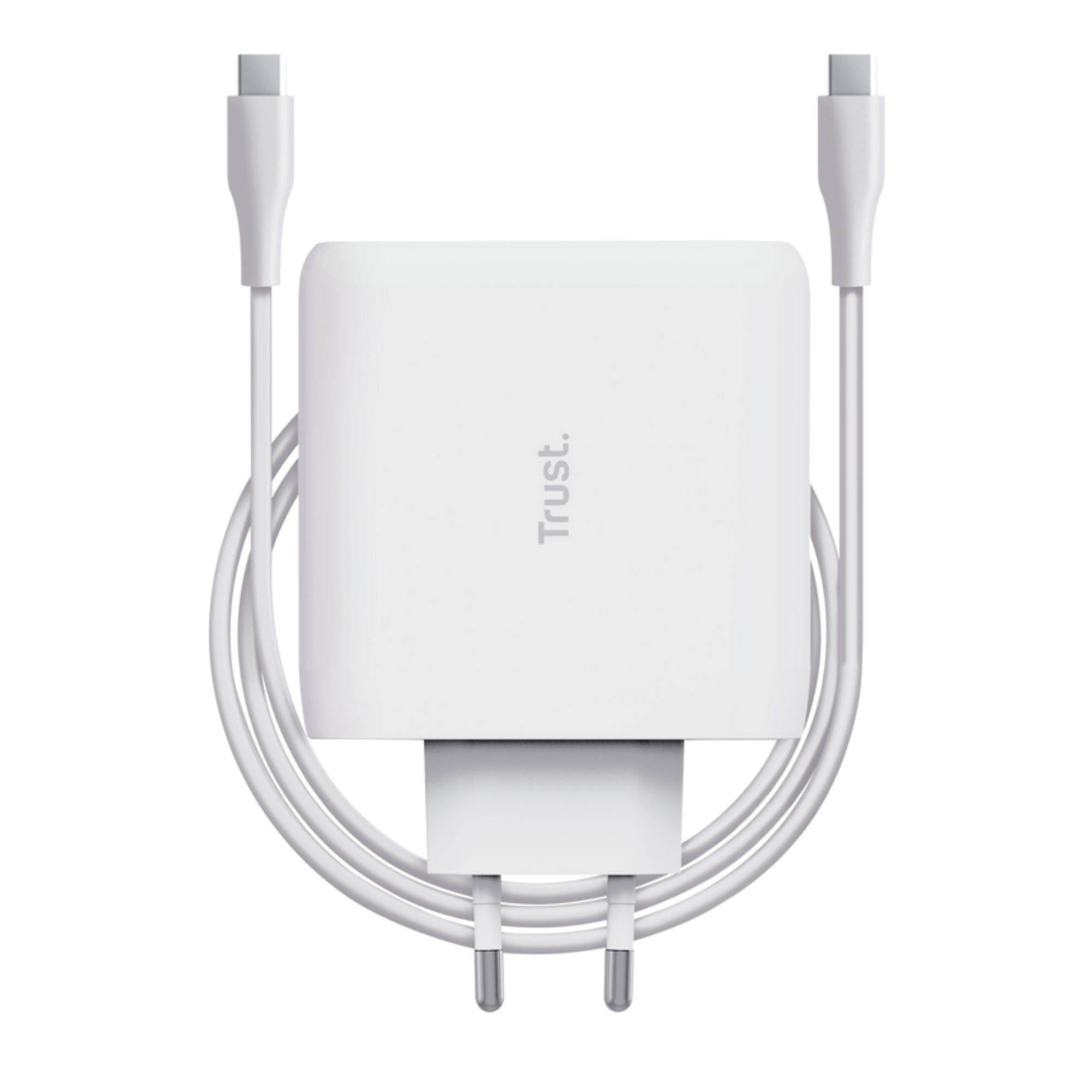 Cargador Trust Universal USB-C 65W / 3A + Cable C/C de 2Mts