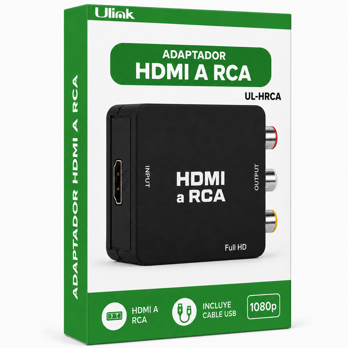 Conversor de entrada HDMI a Salida RCA Full HD Ulink UL-HRCA