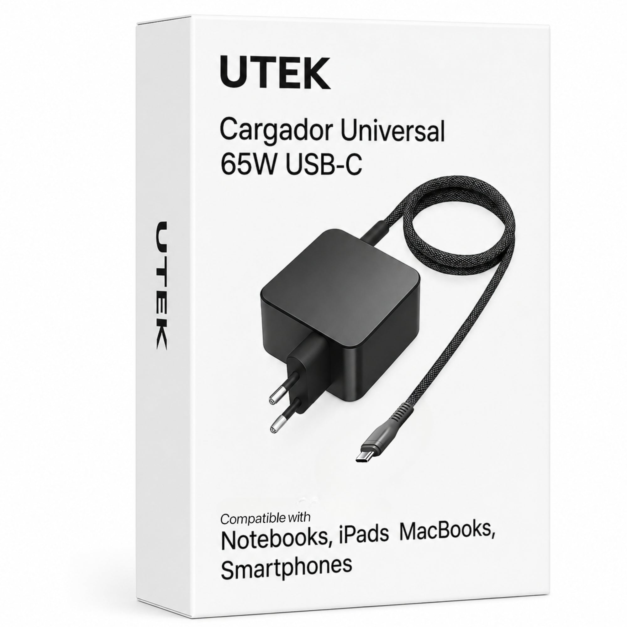 Cargador Universal USB-C para Smartphone y Notebook 65W SEC