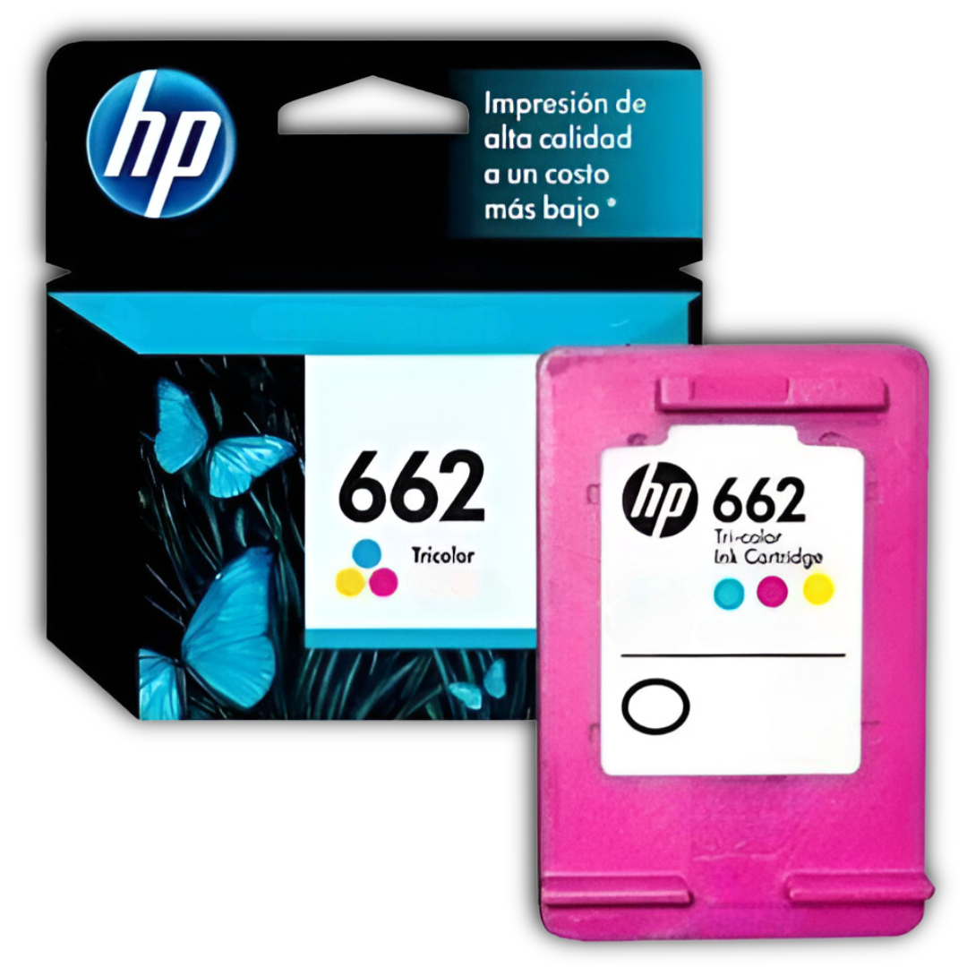 Tinta HP 662 Tricolor Cartridge Original CZ104AL 2ML Color