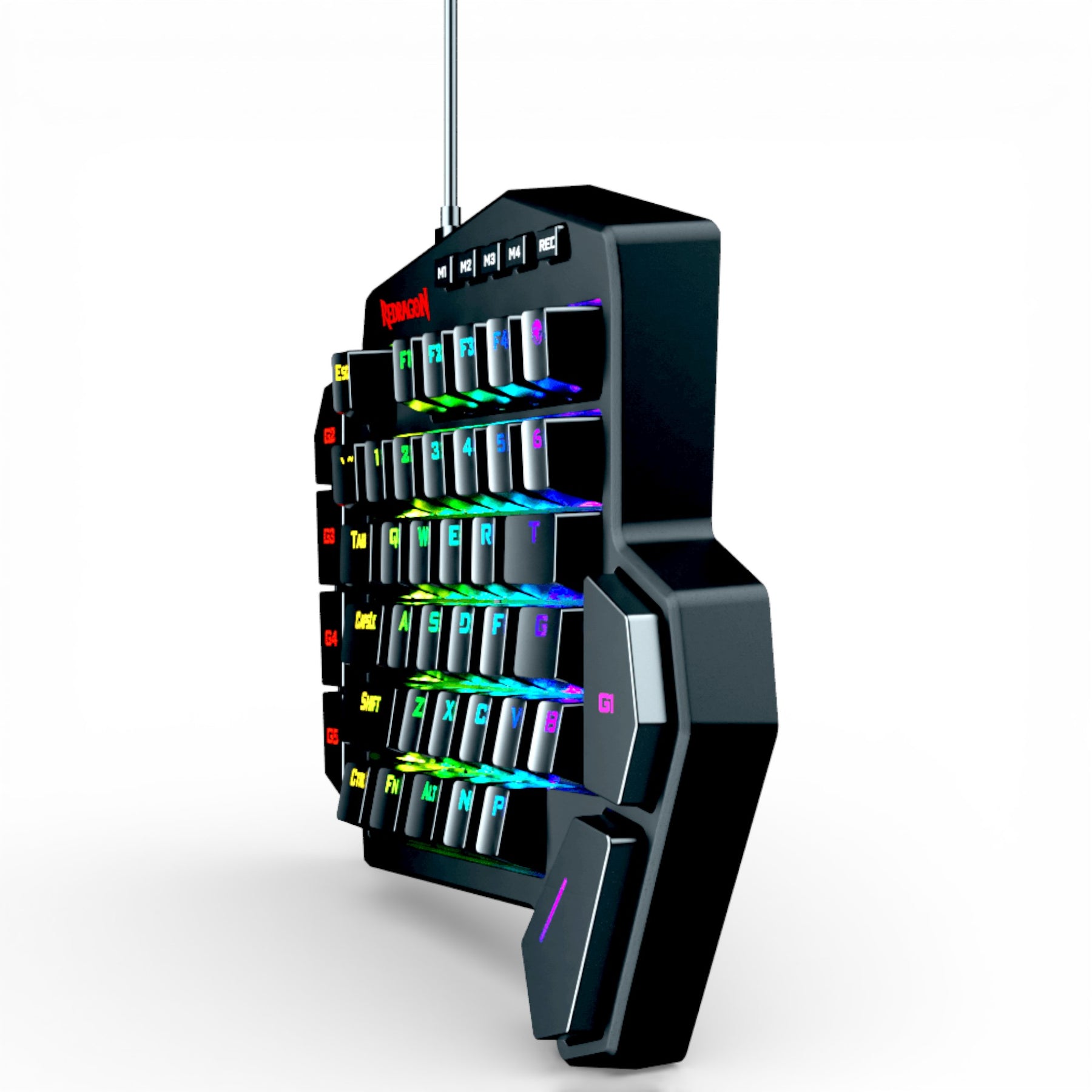 Teclado Redragon Mecánico Para Una Mano RGB Diti K585