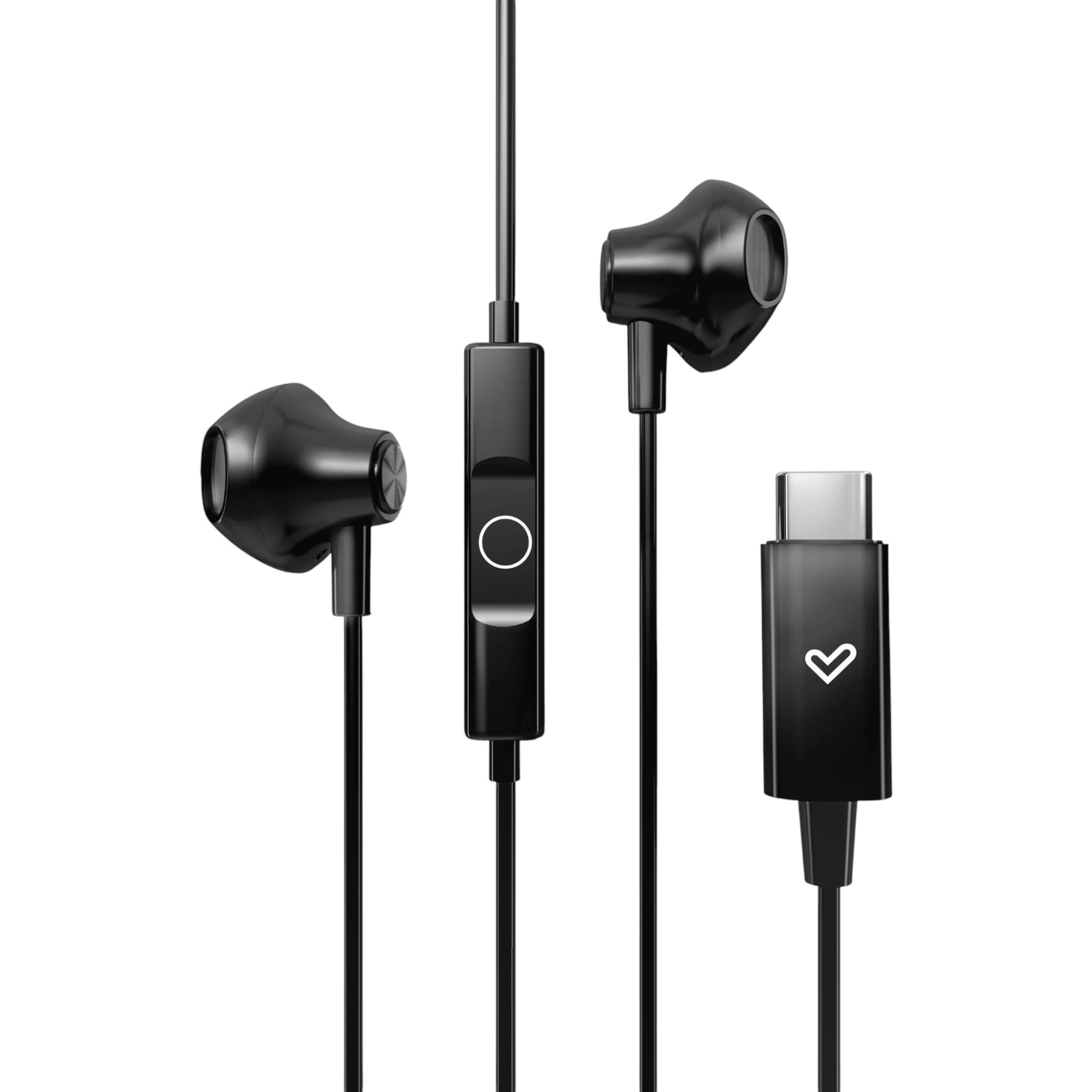 Audífonos Energy Sistem USB-C EasyPods Black HD Edition