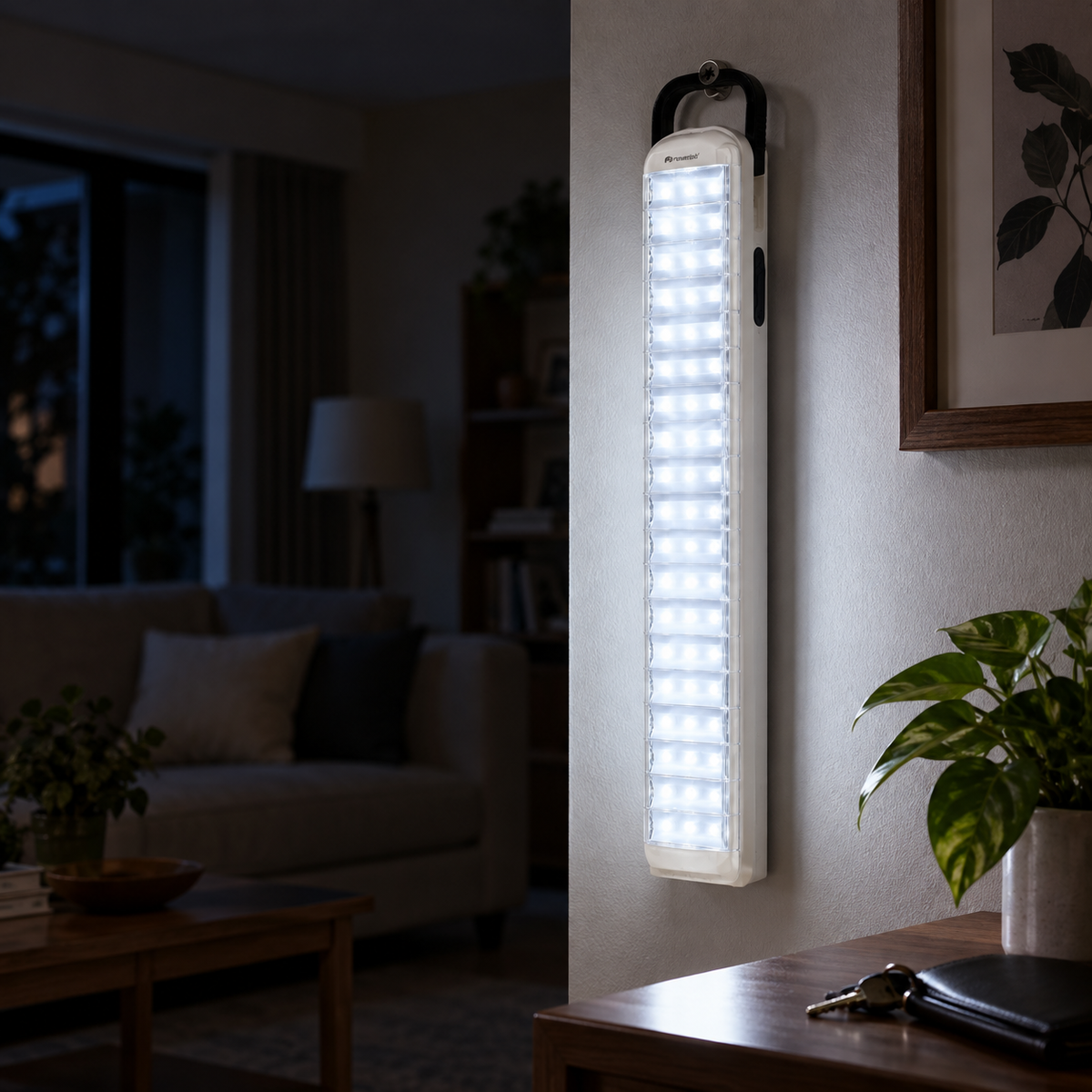 Lampara de Emergencia Recargable de 63 LED 10Hr de Autonomía